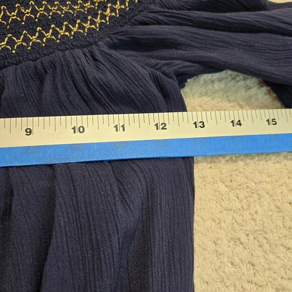 Lilly Pulitzer Joelle Off the Shoulder Tunic Dress Size XS Roman Tunic Boho - Picture 6 of 9